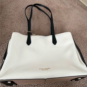 Kate Spade Black and Cream Tote Bag